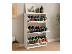 A Melhor Sapateira 3 Portas Espaçosa com Prateleiras da Shopee